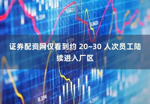 证券配资网仅看到约 20~30 人次员工陆续进入厂区