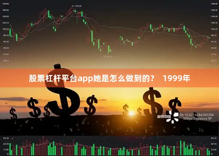 股票杠杆平台app她是怎么做到的？  1999年